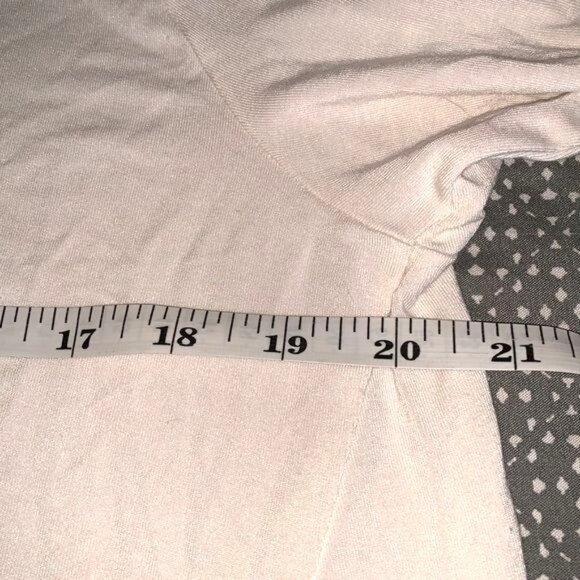 Style & Co White Long Sleeve Cowl Neck Tunic Top M 95% Modal 5% Spandex - Picture 7 of 8